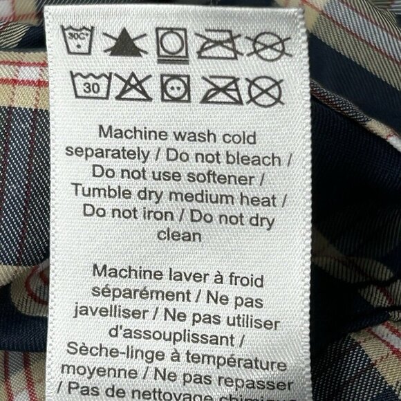 UNTUCKit Shirt Mens Large DORIN Blue Tan Red Plaid Lightweight Button Up  L - Picture 8 of 15